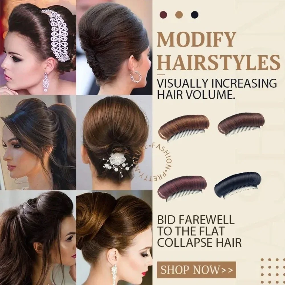 Comfortable Invisible Fluffy Hair Pad High Temperature Fiber Insert Comb Fluffy Hair Clip Hair Accessory Women's Styling