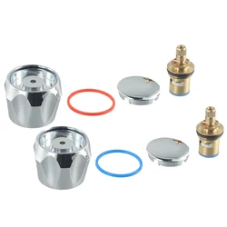 Universal Tap Reviver Conversion Kit for Kitchen and Bathroom - Faucet Handle Replacement Heads (As show)
