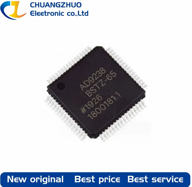 

1Pcs New original AD9238BSTZ-65 AD9238BSTZ 12Bit 2.7V~3.6V 65MHz Parallel LQFP-64(7x7) Analog To Digital Converters