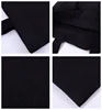 Black Reusable Cotton Tote Bags Eco Foldable Shoulder Bag Large Handbag Solid Fabric Canvas Tote Bags for Market Bags 2