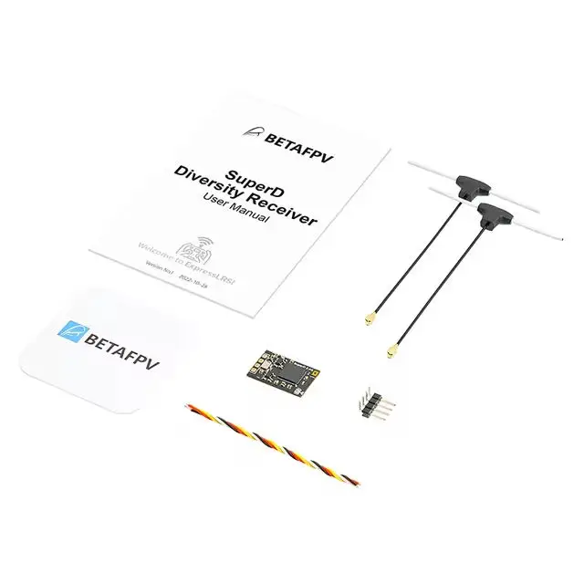 BETAFPV SuperD ELRS Récepteur True Diversity 2.4GHz/868/915MHz pour FPV
