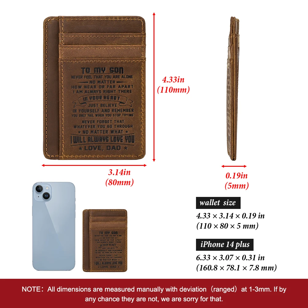 Portafoglio Sottile Con Porta Carte Di Credito Pop-up - Foto 10