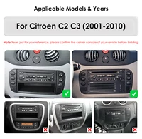 Auto radio za Citroen C2 C3 2001 - 2010 2