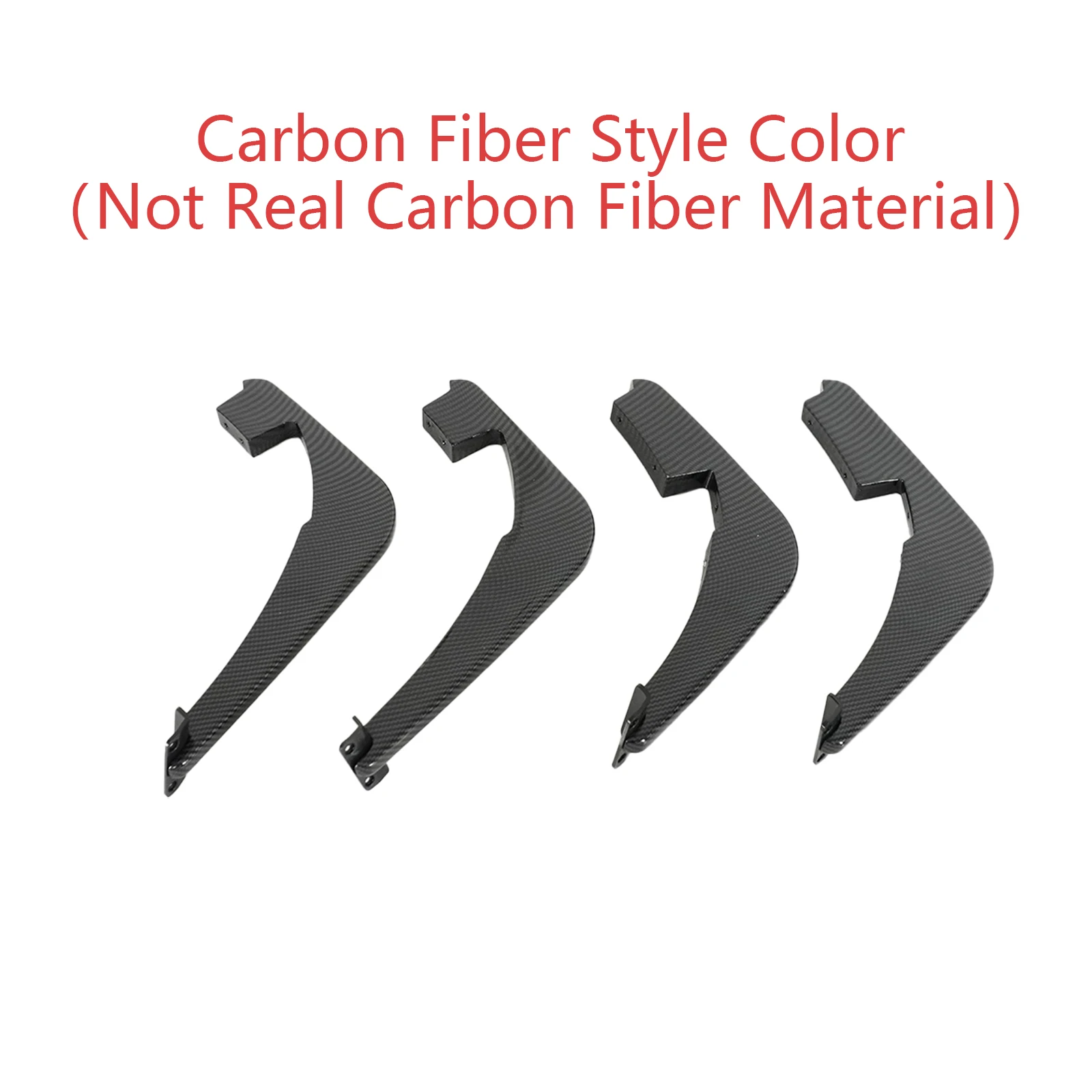 쉐보레 코르벳 C8 스팅레이/Z51 2020-2024 차량용 추가 리어 디퓨저 핀 스포일러 스플리터 글로시 블랙 자동차 액세서리