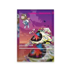 Retro Rap Album Canvas Wall Art Print - Unique Music Lover's Home Decor Gift - (A2)42x60cm Unframed (SW9070)