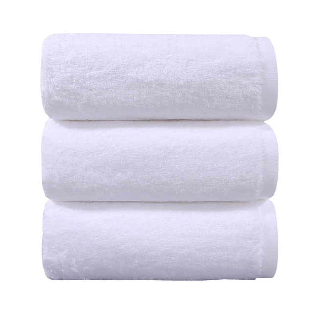 100% Cotton Terry Cloth Large Beach Bath Towel Brand Solid Home Hotel  Bathing Towels Bathroom 70*140cm Toalhas de banho DropShip