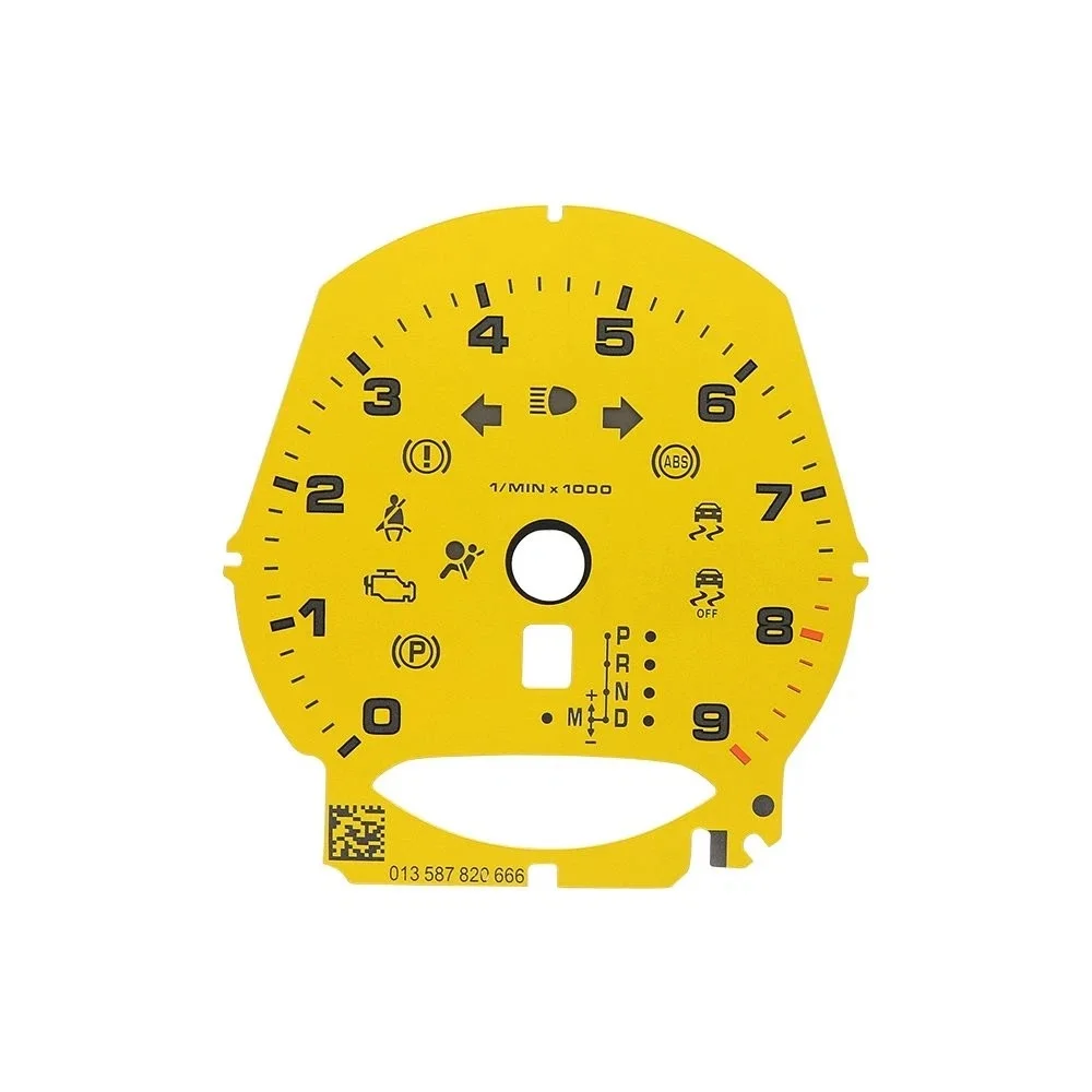 포르쉐 911 카레라 991/카이엔 958/파나메라 970용 계기판 330KM/H 옐로우 화이트