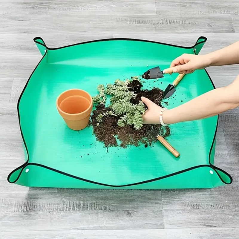 Gardening Waterproof Thickened Soil Changing Mat Planting Flower Floor Mat Changing Pot Gardening Tools