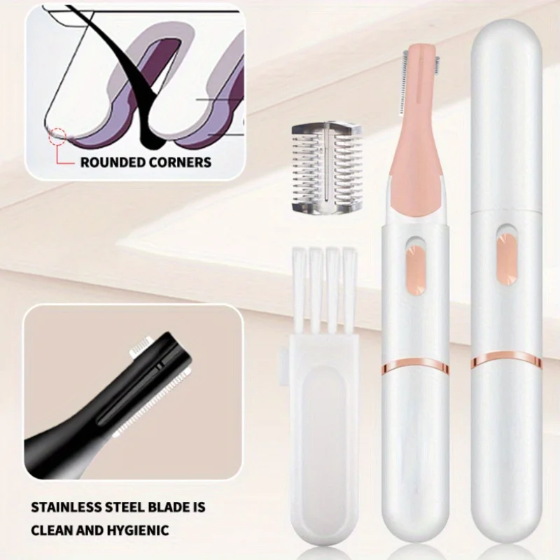 Electric Eyebrow Trimmer for Women Hair Shaver Facial Hair Remover Comb Suitable for Leg Arms Etc eyebrow trimmer set eyebrow trimmer hair shaver facial hair remover hair remover eyebrow trimmer blade face shaver