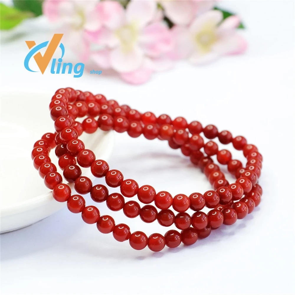108 Natural Red Agate Hand  String Holiday Giftyoung People Trending Products 2022ukrainian StylePersonalized Fashion Luxury