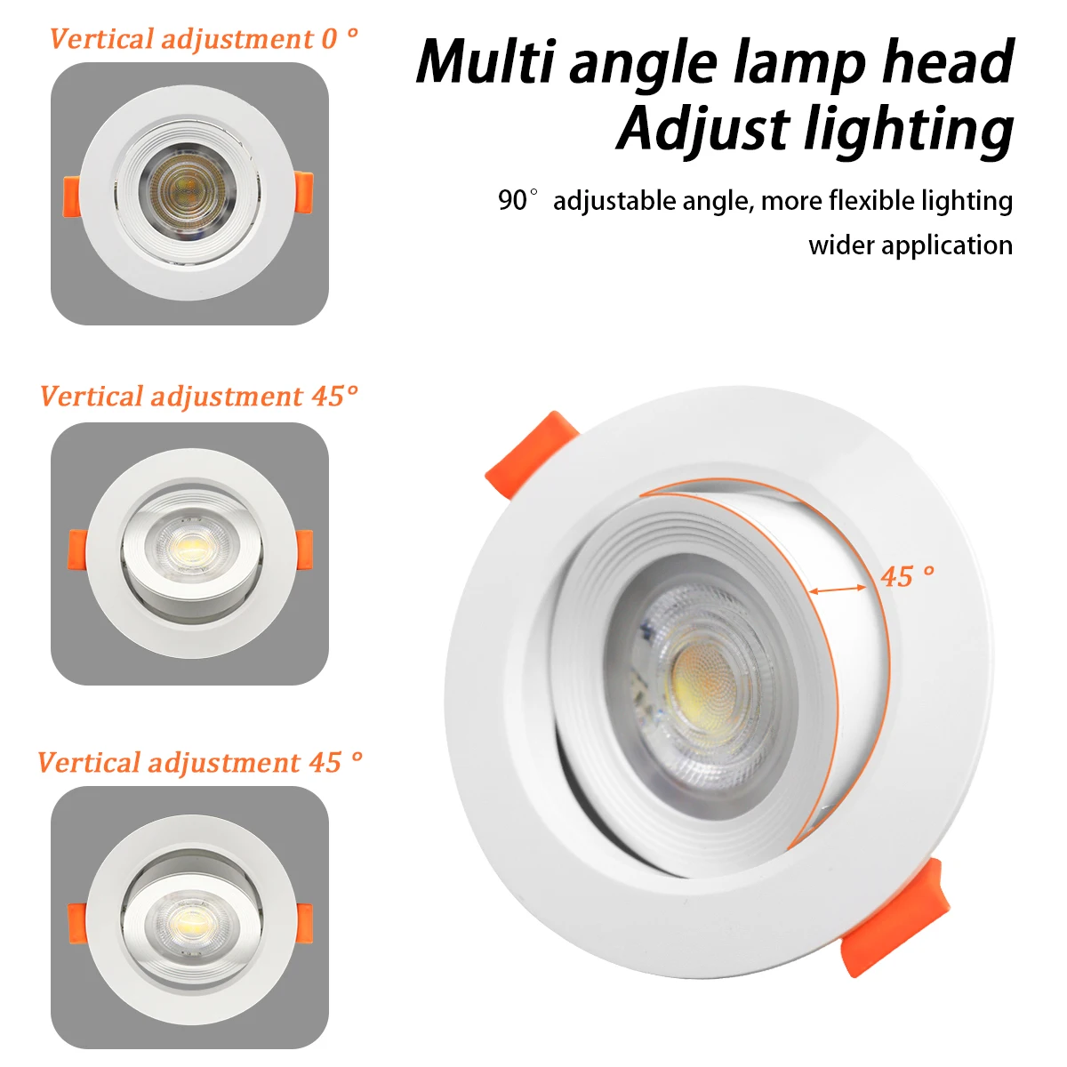 รูปสินค้า LED สปอตไลท์ปรับสีได้ 3 โทน 7W สำหรับเพดาน