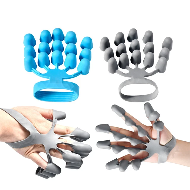 Gripster Workout Fingers, Silicone Finger Strengthener the