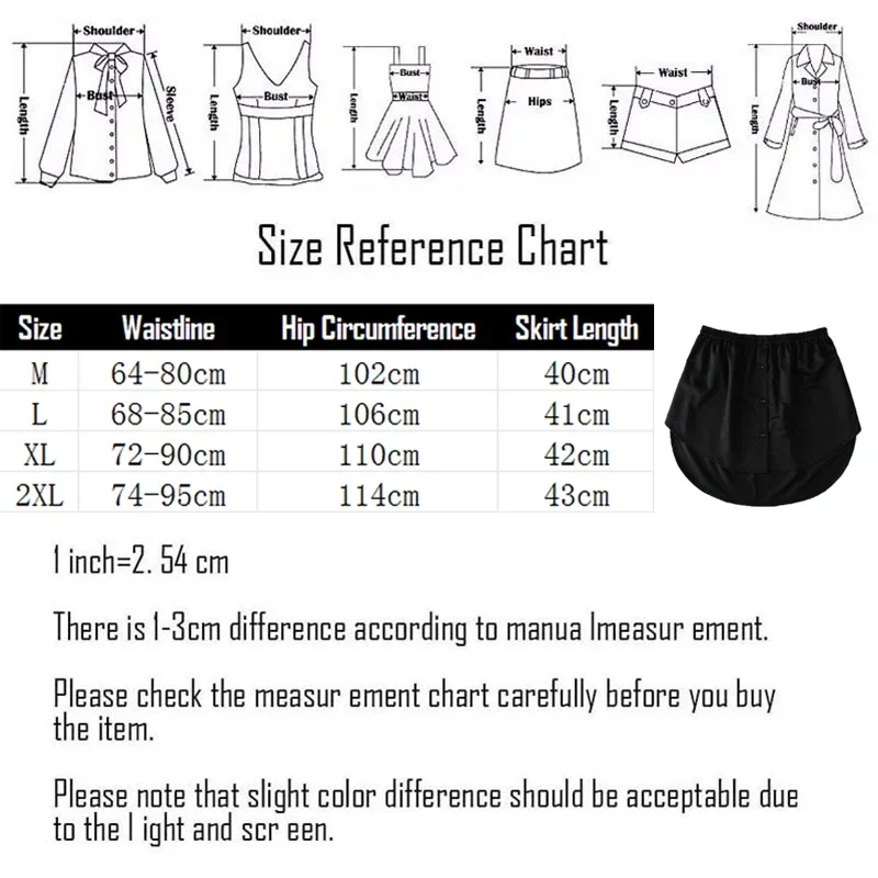 M-2XL Women Fake Shirt Hem Detachable Underskirt Irregular Skirt Tail Blouse Hem Extender Mini Skirt Layered Inner Layer images - 6