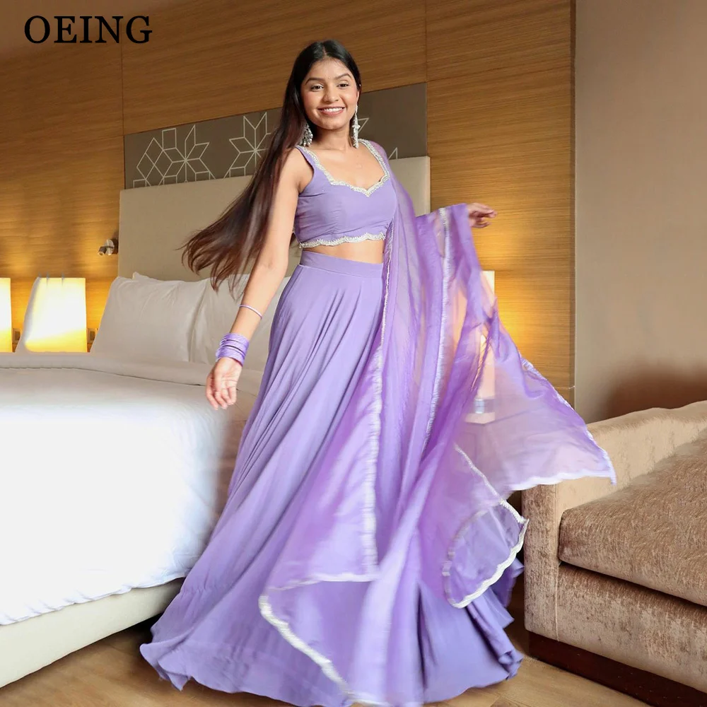 

OEING Lavender Organza Prom Dresses Simple SuspenderSoutheast Asia Style A Line Party Gown Elegant Floor Length Event Dress 2024