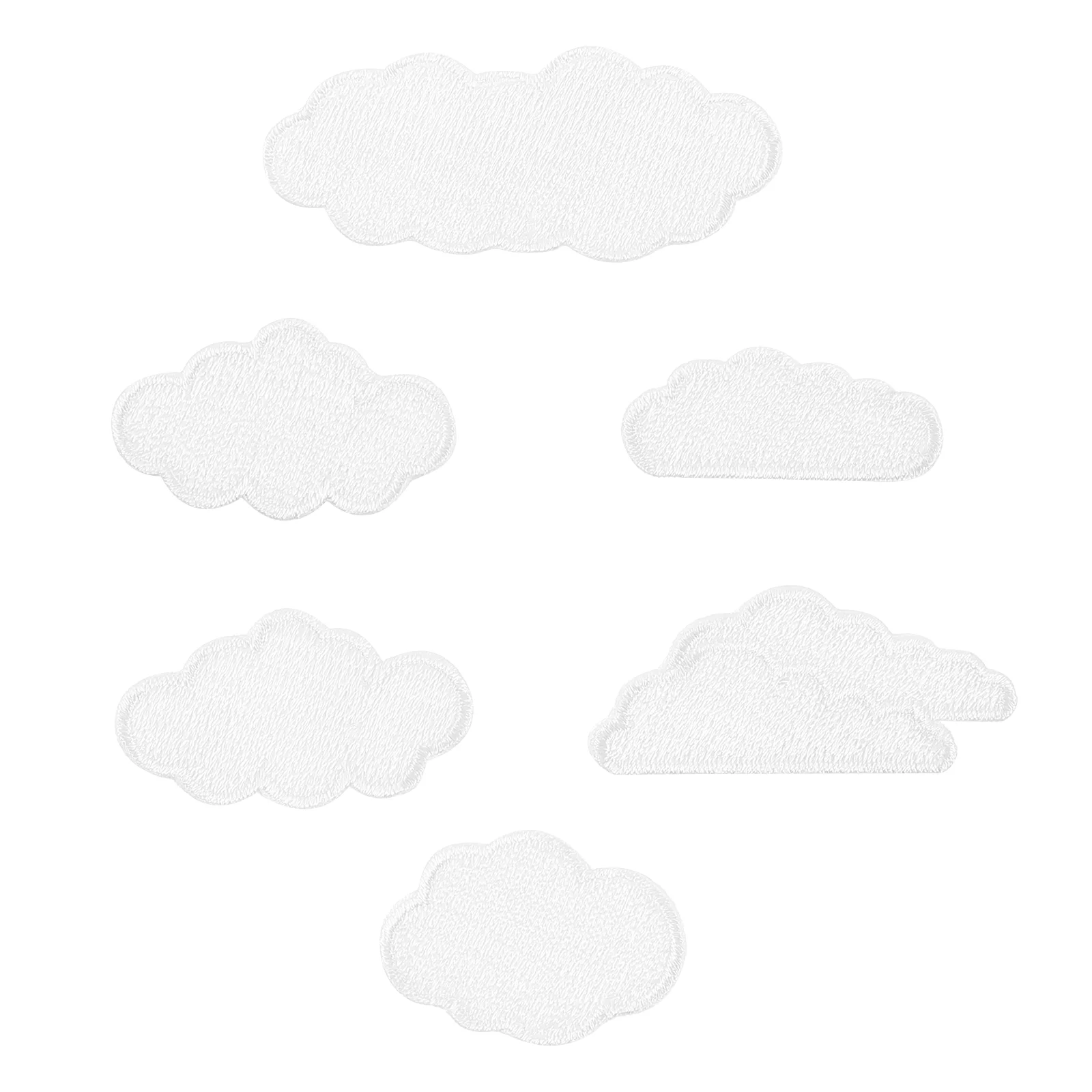 바느질 천 스티커 의류 아플리케 DIY 수리 패치, 자수 실 의류 장식 공예 액세서리, 어린이 청바지, 6 개