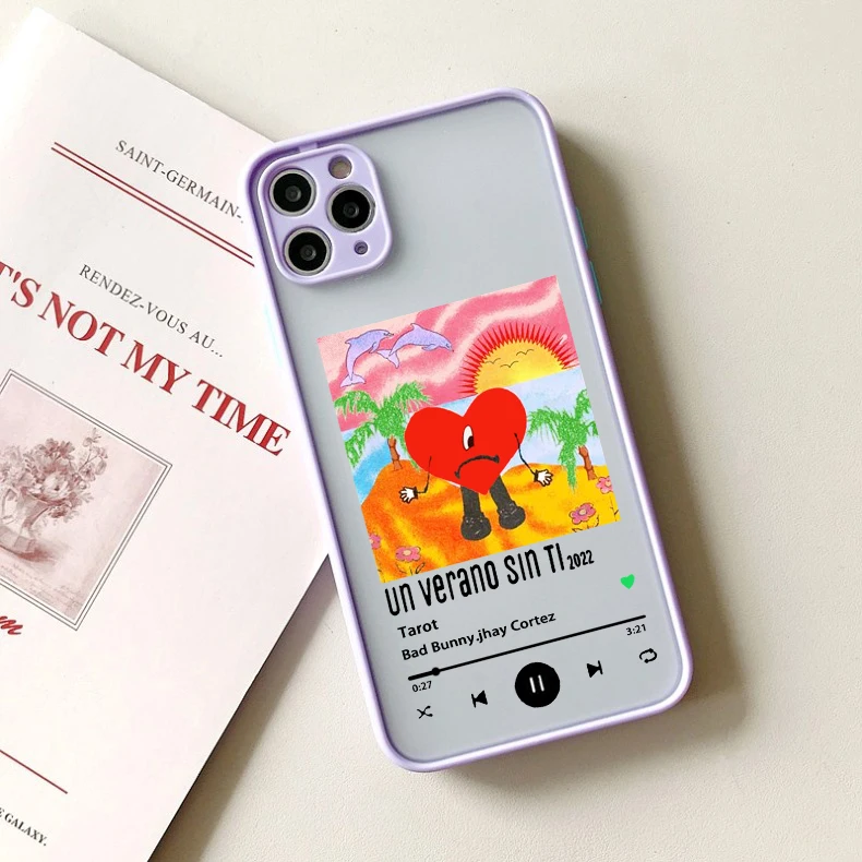 Yo Perreo Sola Bad Bunny & Maluma Transparent Matte Phone Case