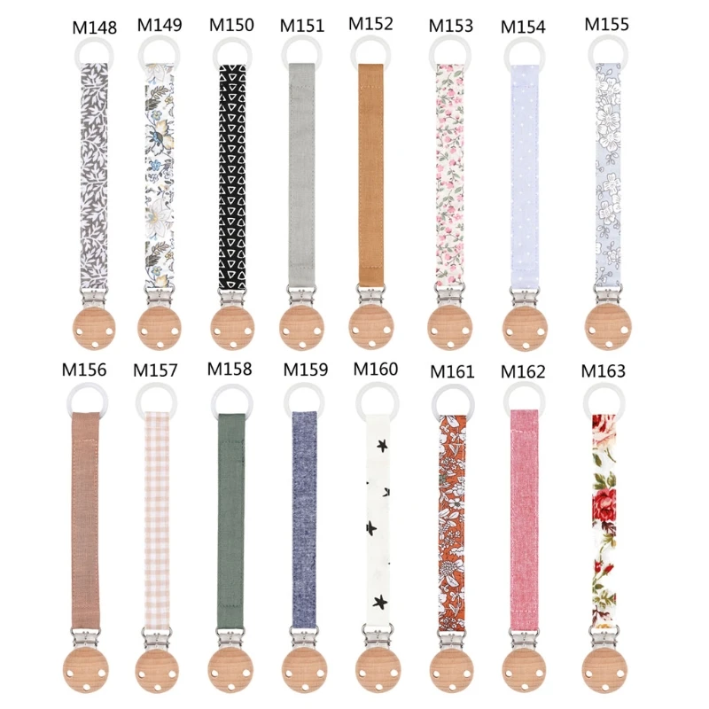 

Cotton Linen Baby Pacifier Clip Soother Holder Leash Strap Nipple Holder