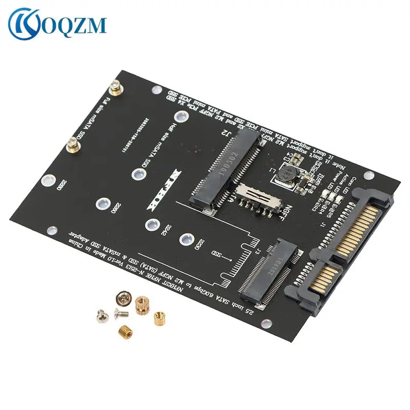 PC Ʈ  ī, M.2 NGFF MSATA SSD-SATA 3.0 , 2 in 1