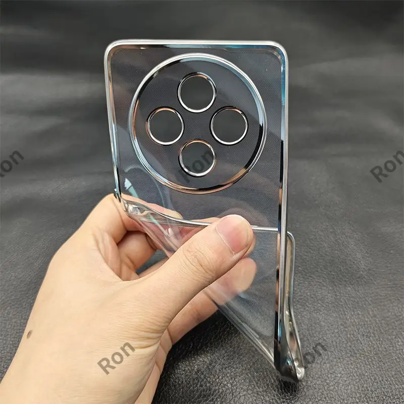 Luxury Transparent Electroplating Shockproof Silicone Bumper Case