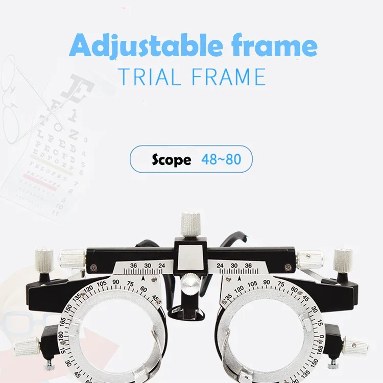 TF-B Adjustable Frame Trial Frame Optometry Eye Test universal Ophthalmology Optical Titanium Trial Lens