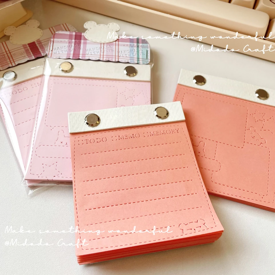 Midoo-diy、メモ、スクラップブッキング、紙カード作成、工芸品、切り