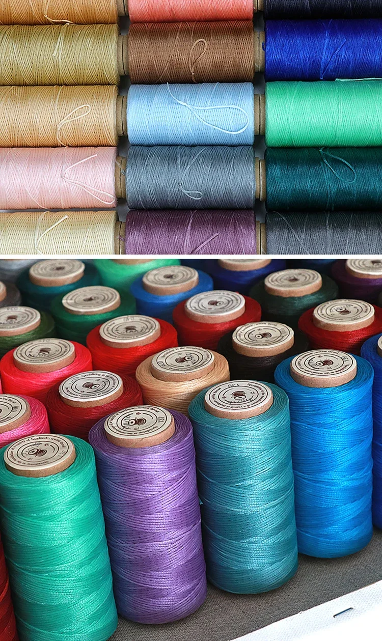 1.2MM 300D Waxed Thread Polyester Twine Cord Macrame Braided Bracelet Making Beading String Trim Cord for DIY Jewelry Necklace