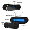 Wireless mini clock camera supports WiFi night vision IP HD 4K camera, used for home and office monitoring, nanny network cam 5