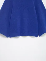 2025 Winter New Women's Casual Fashion Simple Versatile Stand Collar Wide Sleeve Solid Color Knit Sweater - Image 5