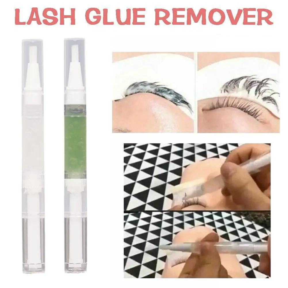 

10ml False Eyelash Glue Remover Non-irritating Quick Adhesive Pen Glue Remover Gel Transparent Drying Eyelash Makeup J9J1