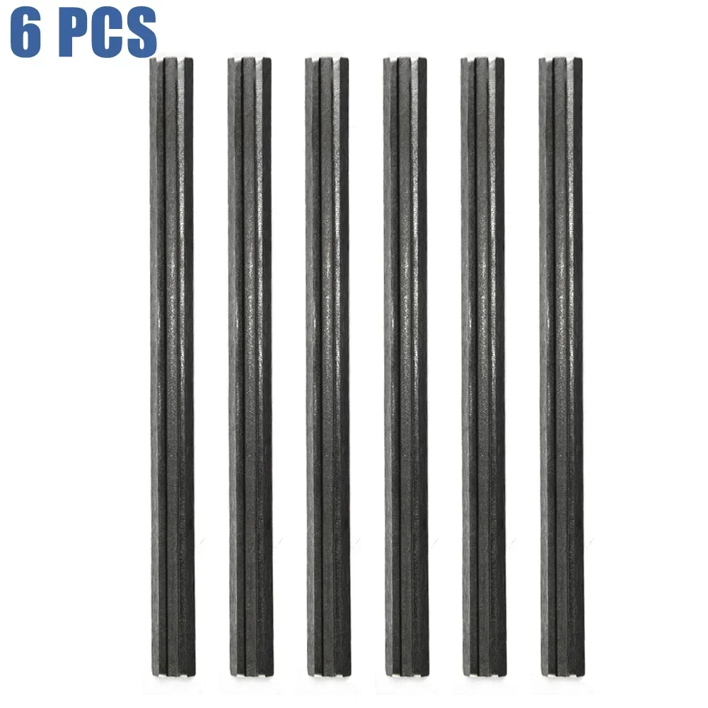 Reversible Planning Blades Planer Blade 6pcs With Two Cutting Edges 82x5.5x1mm Planning Blade Straight Electric Planer