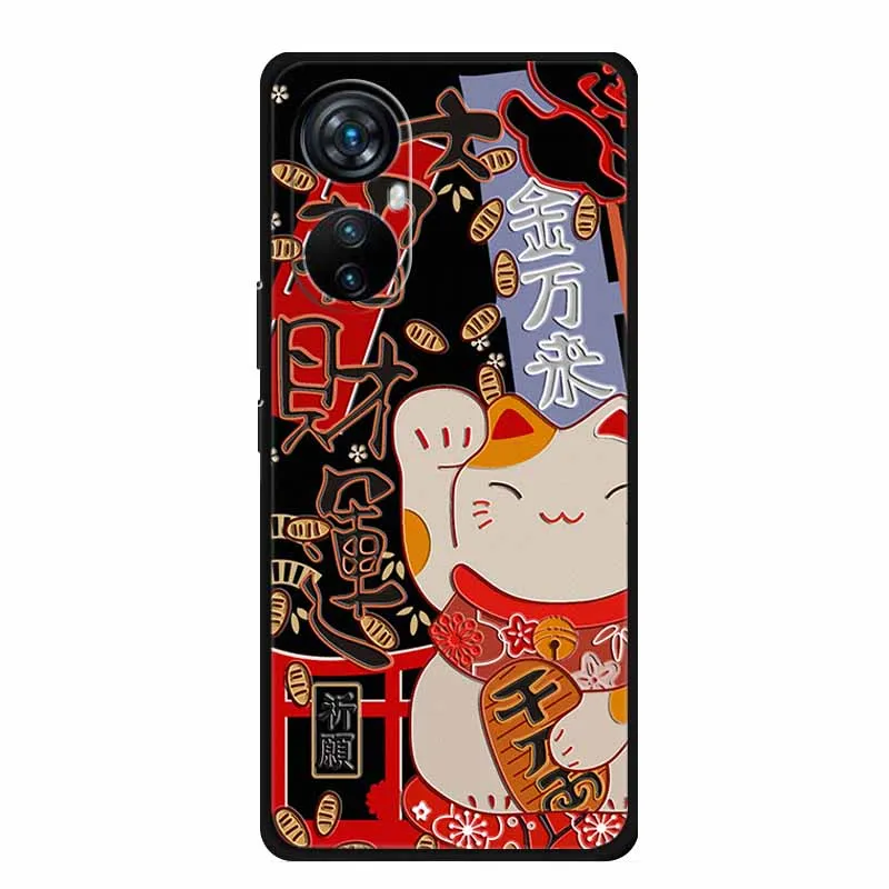 Elegant 3D Relief Emboss Black Silicone Soft Back Case