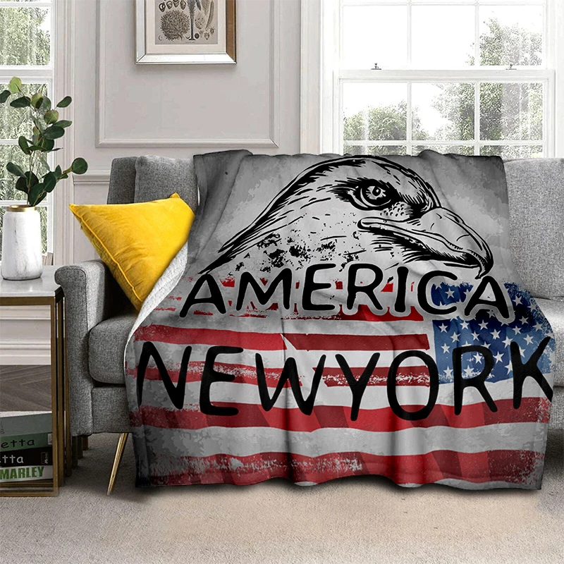 New York used blanket Sofa Travel Household and office warm blanket custom blanket  Thin blanket household blankets for beds - AliExpress