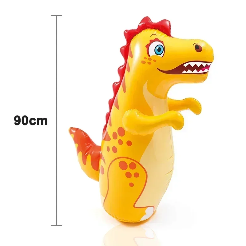 Dinosaur Standing Punch Props Boxing Bag Fight Training Stress Relief Toy Inflatable Boxing Training Punching Bag Kid Sport Toy