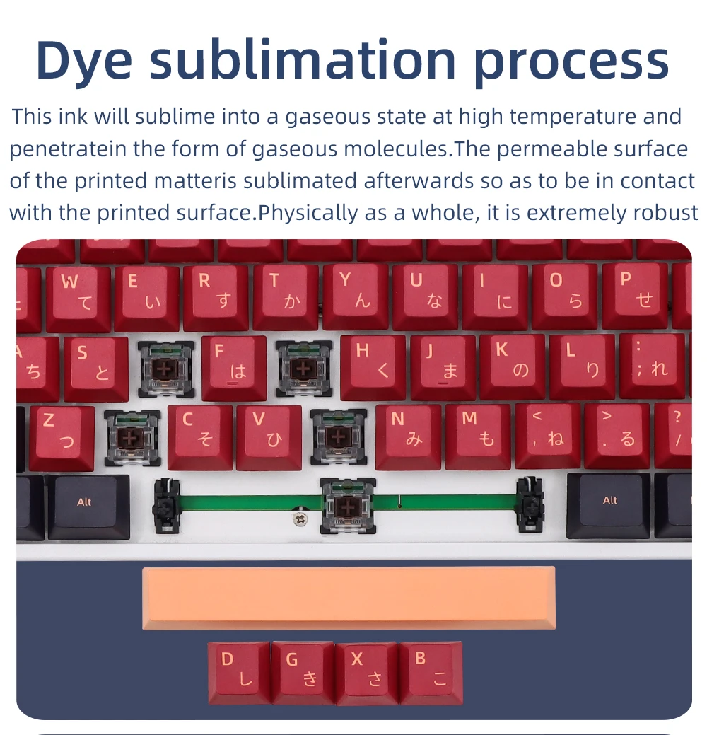 azul samurai keycaps vermelho samurai keycaps pbt keycap cereja perfil para teclado mecânico gmk