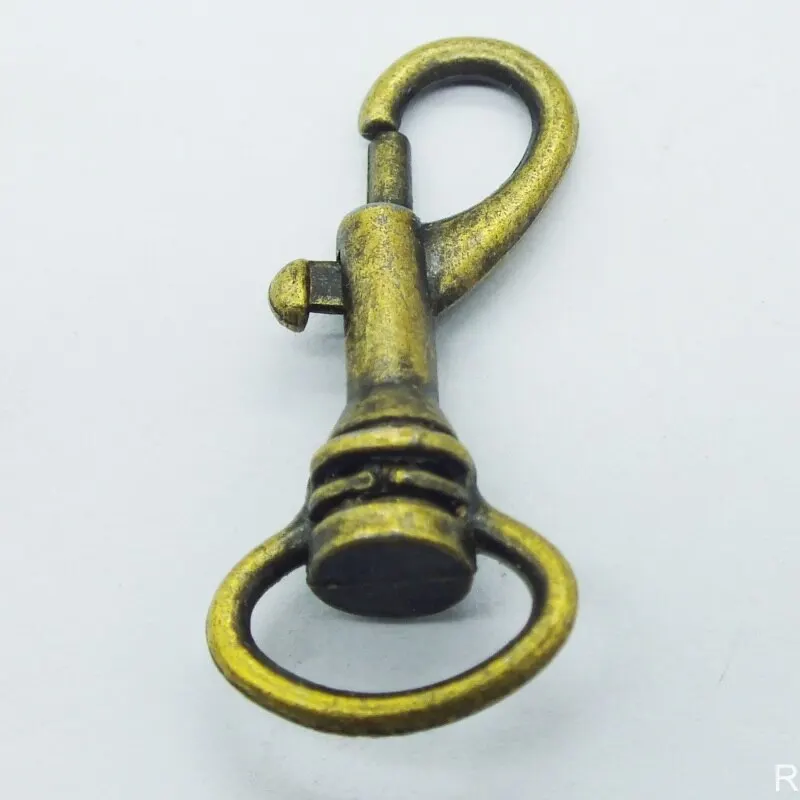 

500pcs/lot 4.0cm Hot Sale High Quality Zinc Alloy Carabiner Swivel Clasps For Key Ring buckle