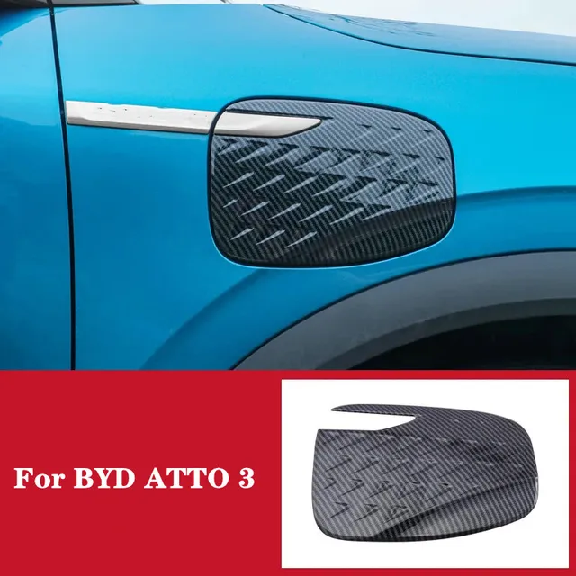 Car Appearance Styling For Byd Atto 3 Yuan Plus Ev Accessories Abs Carbon  Charging Port Cover Protector Sticker 2021 2022 2023 - Chromium Styling -  AliExpress
