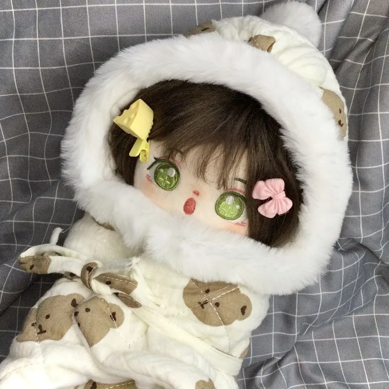 Spot 20cm cotton doll bag, quilt, sleeping bag, quilt, baby clothes, original attribute free doll handcrafted 4