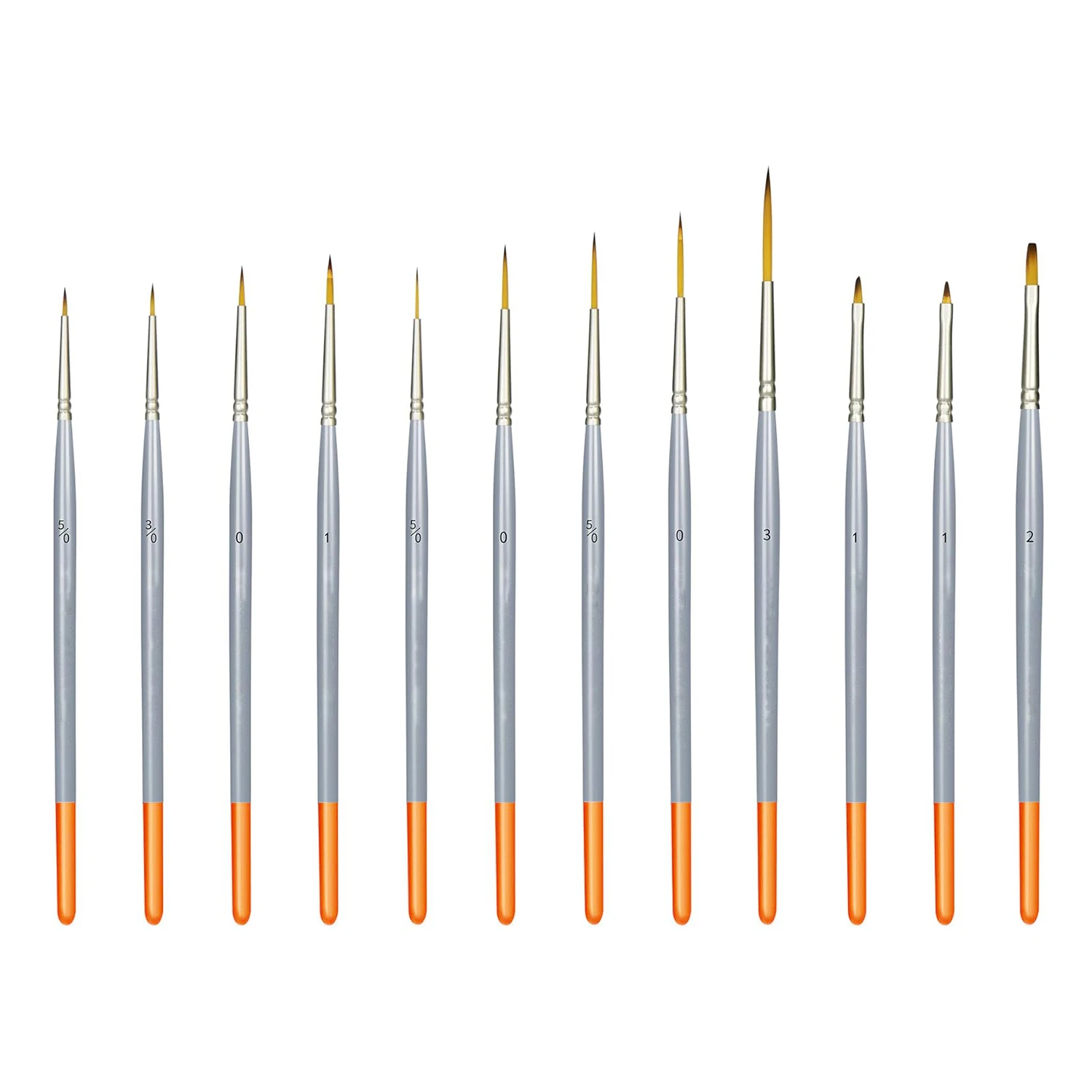 

Fine Detail Artist Paint Brush 12 Piece Set Extra Long Hair Hook Line Pen Thin Brush Angular Micro Tip Acrylic Oil Watercolor
