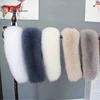 Women Faux Fox Fur Collar Shawl Furry Fur Collar For Winter Coat Hood Fur Decor Fake Fur Scarf Parkas Coat Fur Collar Scarves 1