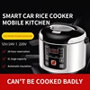 2024 24V Car mini rice cooker Big Truck Small car  self-driving car rice cooker Lunch Box Meal Heater  Travel  Camp Warmer 2L 4