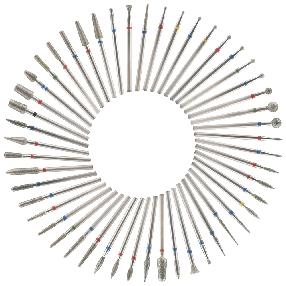 Nail Drill Bit Nail Diamond Milling Cutter for Manicure Electric Machine File Grinder Nail Drill Bits Pedicure Accessories Remover Gel Tools
