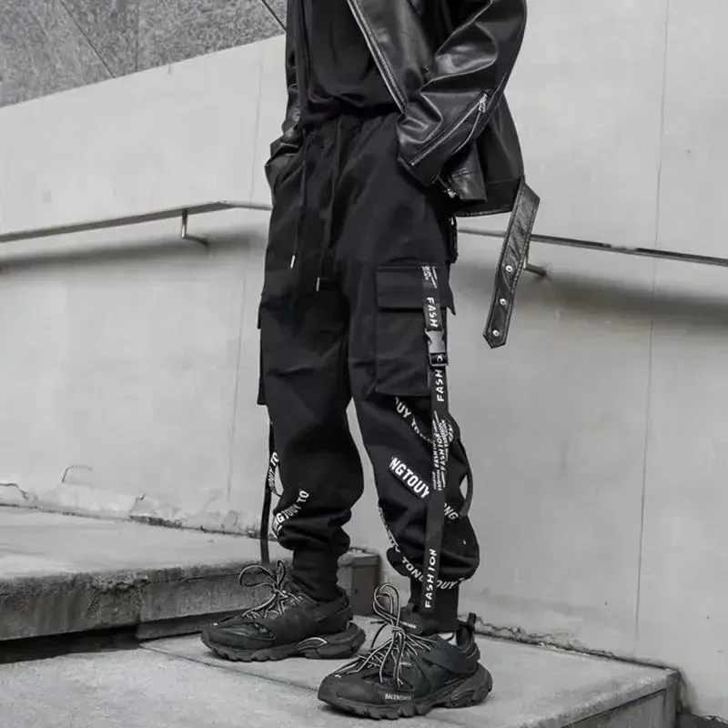 thumbnail image 1 of Pantalones Cargo de Calle para Hombre Pantalones Rectos Hip Hop Otoño Talla Grande Algodón Y2k Más Baratos Sueltos Largos Ajuste Regular Estilo Coreano, 1 of 5