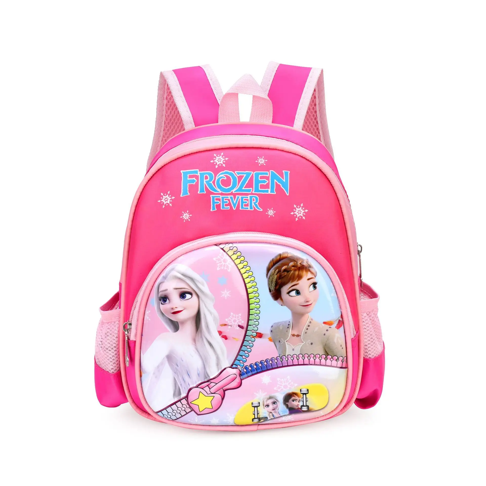 MINISO Disney's New 12-inch 3D Children's Cartoon Schoolbag Kindergarten Cartoon Spiderman Frozen Hard Shell Backpack