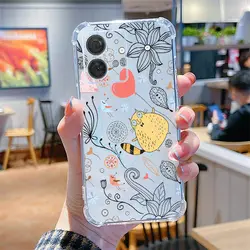 Happy Animal Transparent Phone Case - Stylish Protection with Unique Design for Moto E13 4G (SJFS - 214)