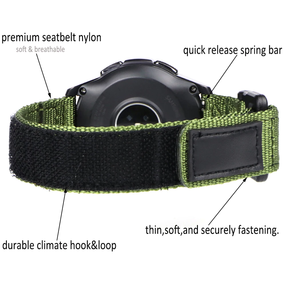 Durable Nylon Quick-Release Sport Watch Strap - Premium Accessory