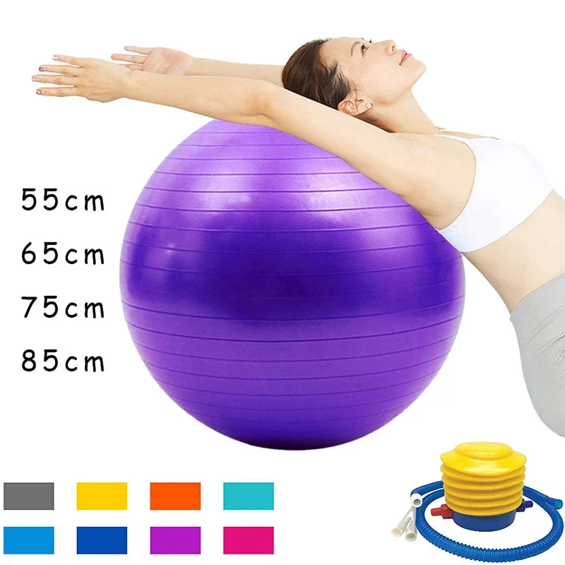 65cm 75cm Sports Yoga Balls Bola Pilates Birthing Fitness Ball Gym Balance  Fitball Exercise Workout Massage Ball 25cm 45cm 85cm - AliExpress