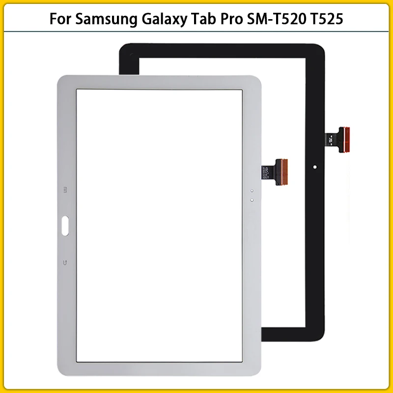 

Новинка, сенсорный экран 10,1 дюйма для Samsung Galaxy Tab Pro SM-T520 T520, сенсорная панель с цифровым преобразователем, переднее стекло ЖК T525, сенсорный экран