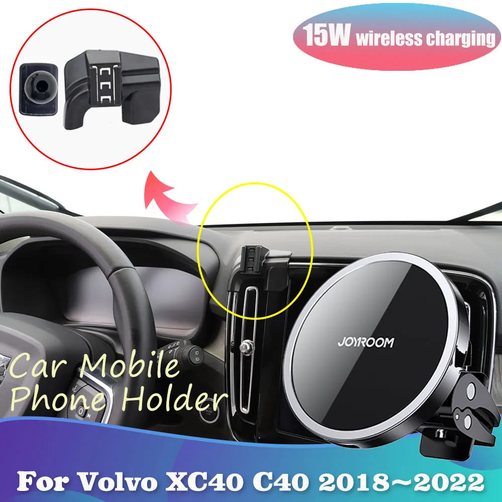 Car Phone Holder For Volvo Xc40 C40 20182022 2019 2020 2021 Gps Clip