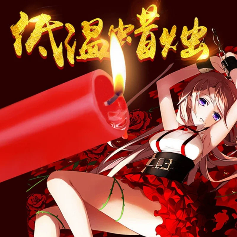 Romantic Low Temperature Drip Candles Set for Couples Passion Play and Relaxation BDSM Sex Toys for Adult Flirting and Fun ﻿SM