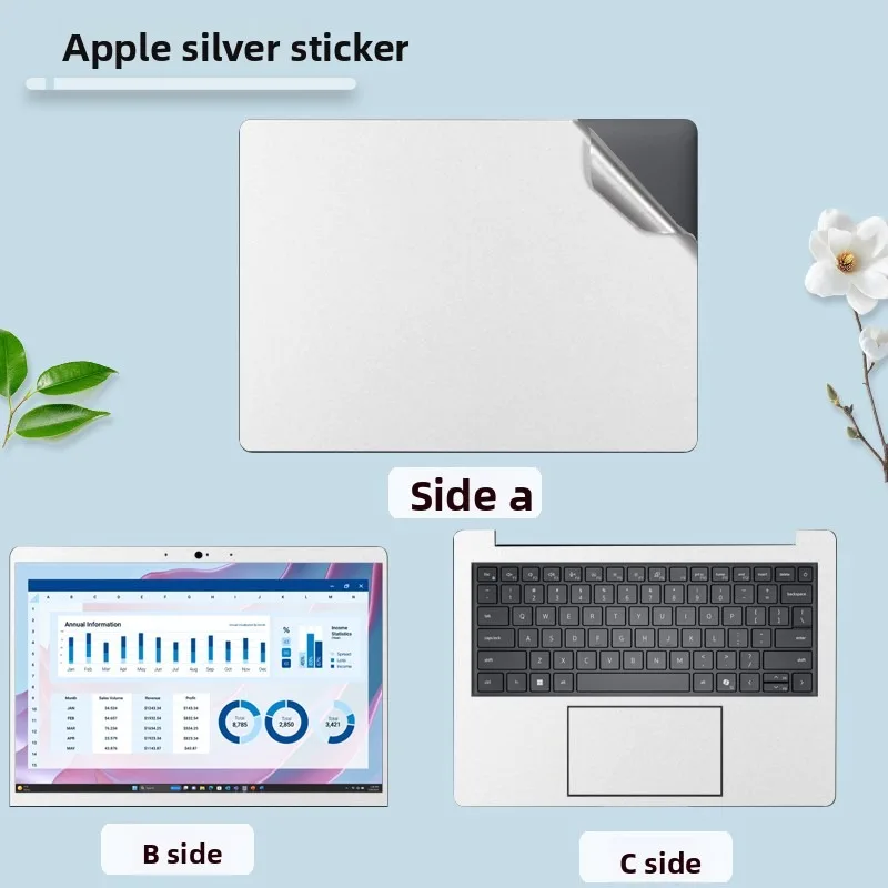 2025년용 Dell Pro 14 16 PC16250/ 16 14 Plus DB16250 DB14250 노트북 스킨 보호 필름 간편 절단 컴퓨터 스티커